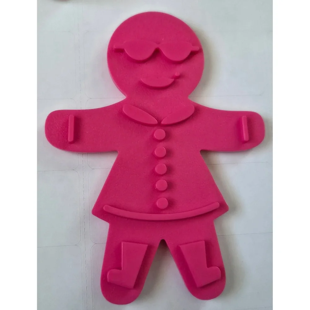 Tovolo Gingerbread Girl Cookie Cutter Set 2 Frames 3 Double‎ Sided Templates